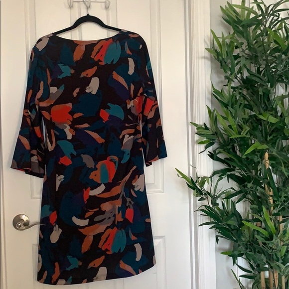 Picasso Bell Sleeve Dress Floral - Picture 2 of 3